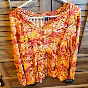 Torrid long sleeve blouse